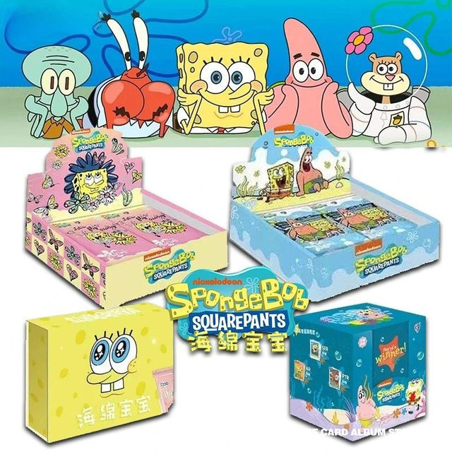 Bandai SpongeBob Schwammkopf Anime Sammelkarten, Kinderspielzeug - Bild 1