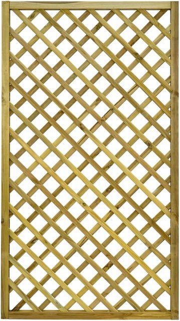 GartenLand Rankgitter VARIO Holzzaun aus Kiefer in Grün, B: 100 cm, H: 180 cm - Bild 1