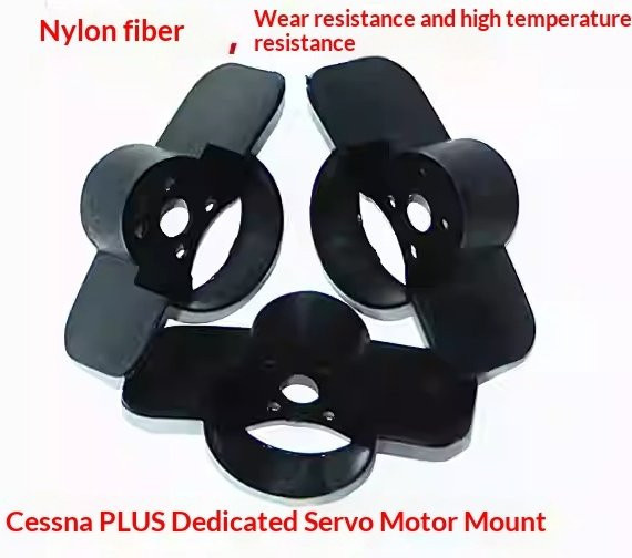 Sparkhobby Bürtenloser Motorhalter mit Schrauben, 5-teiliges Set, Schwarz - Bild 1