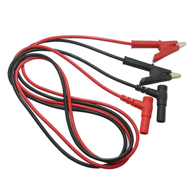 ESHYLALA Bananenstecker Testkabel mit Krokodilklemmen, 10A, Rot - Bild 4