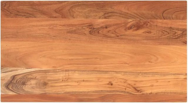 vidaXL Tischplatte aus Akazien-Massivholz in Braun, Rechteckig, B/T/H: 100 x 60 x 2,5 cm - Bild 1