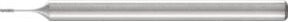 PFERD TOOLS Diamant-Schleifstift Zylindrisch Silber Ø0,5 mm SchaftØ3 mm D64 fein zum Schleifen von Bohrungen und Radien - Bild 1