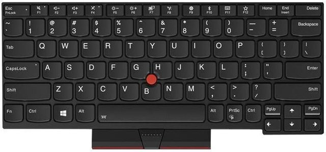 Lenovo Tastatur Shrunk ASM BL UK/Englisch in Schwarz (FRU01YP068) - Bild 1