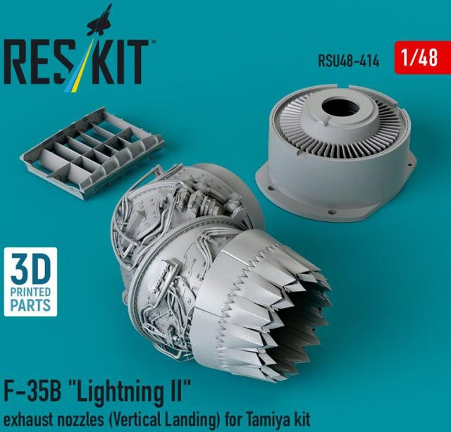 Tamiya F-35B Lightning II - Exhaust nozzles (Vertical Landing), 3D printed - Bild 1