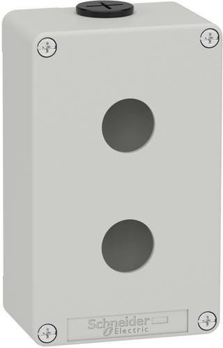Schneider Electric XAPD2202 Leergehäuse aus Metall in Grau und Weiß - Bild 1