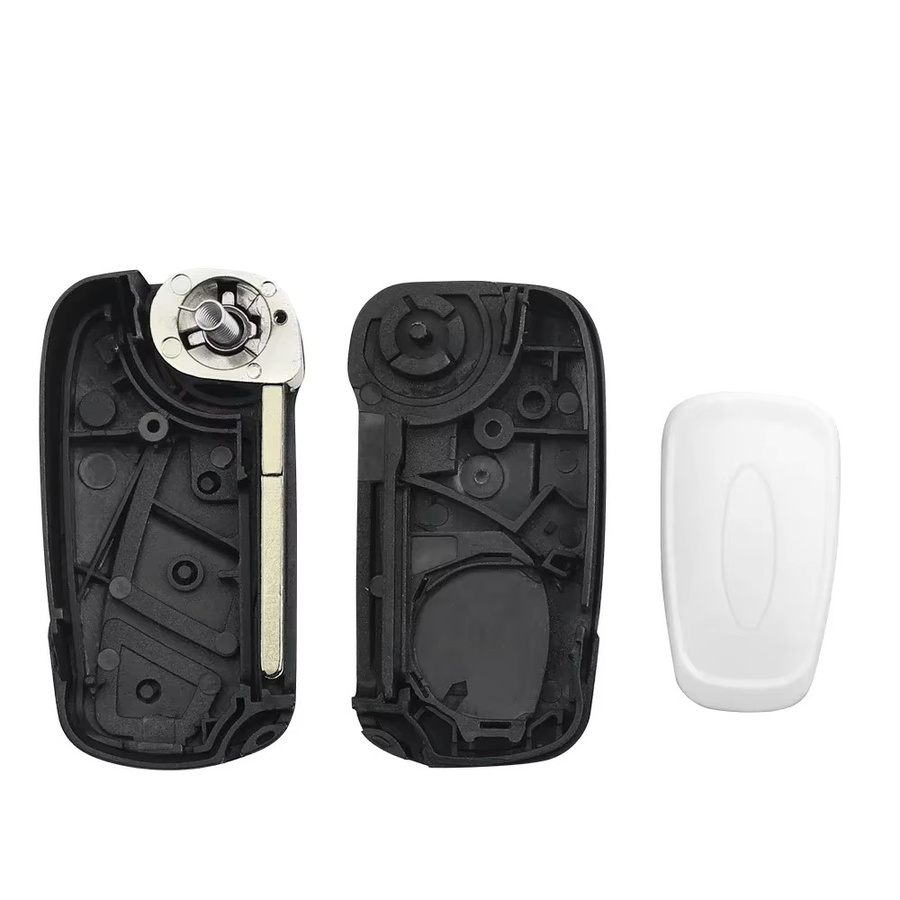 KEYYOU Flip Schlüsselhülle für Ford KA mit 3 Tasten in Schwarz - Bild 2