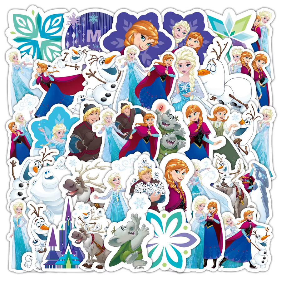 Disney Frozen Princess Elsa, DIY-Aufkleber, 50-teiliges Set, multicolor - Bild 2