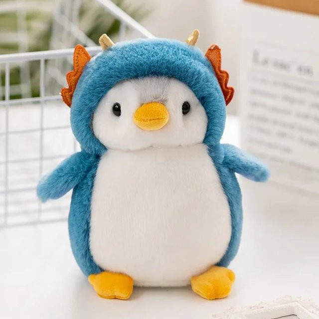 BC Pet Supplies Pinguin Stofftier, Verwandelt sich in Dinosaurier, 20cm, ab 14 Jahren - Bild 1