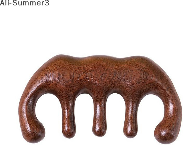 Holz Massagekamm für Kopfhaut und Haar, Unisex - Bild 1