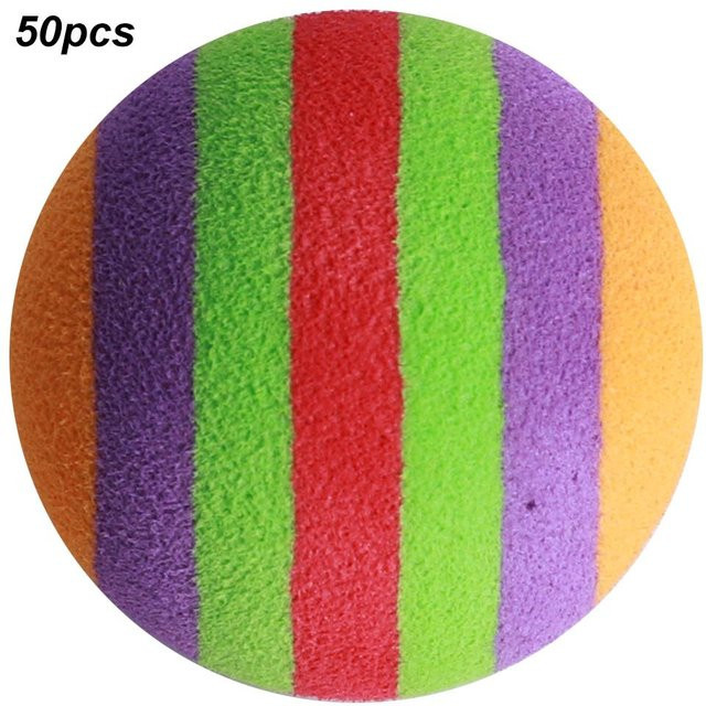 Sport2ZY Haustier Spielzeug, 50-teiliges Set, EVA Schaumstoff, bunt - Bild 1