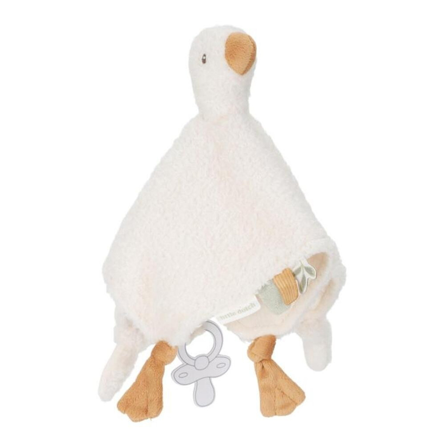 Little Dutch Kleine Gans, Kuscheltuch, Weiß - Bild 1