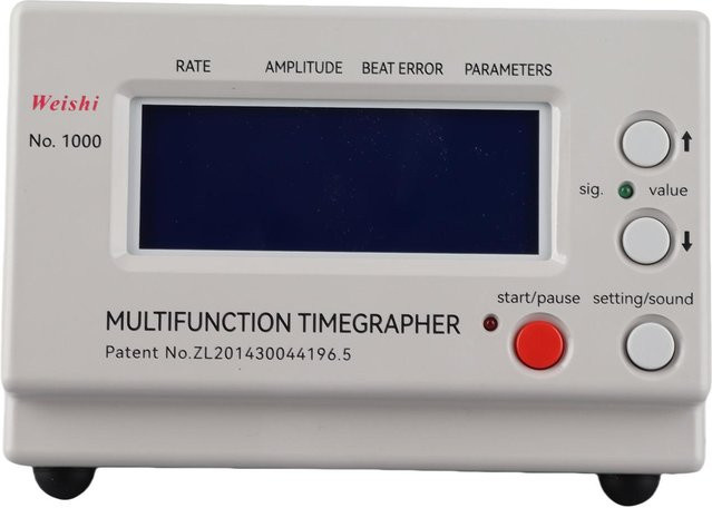 Timegrapher Mechanischer Uhrentester, Schwarz, Herren - Bild 1