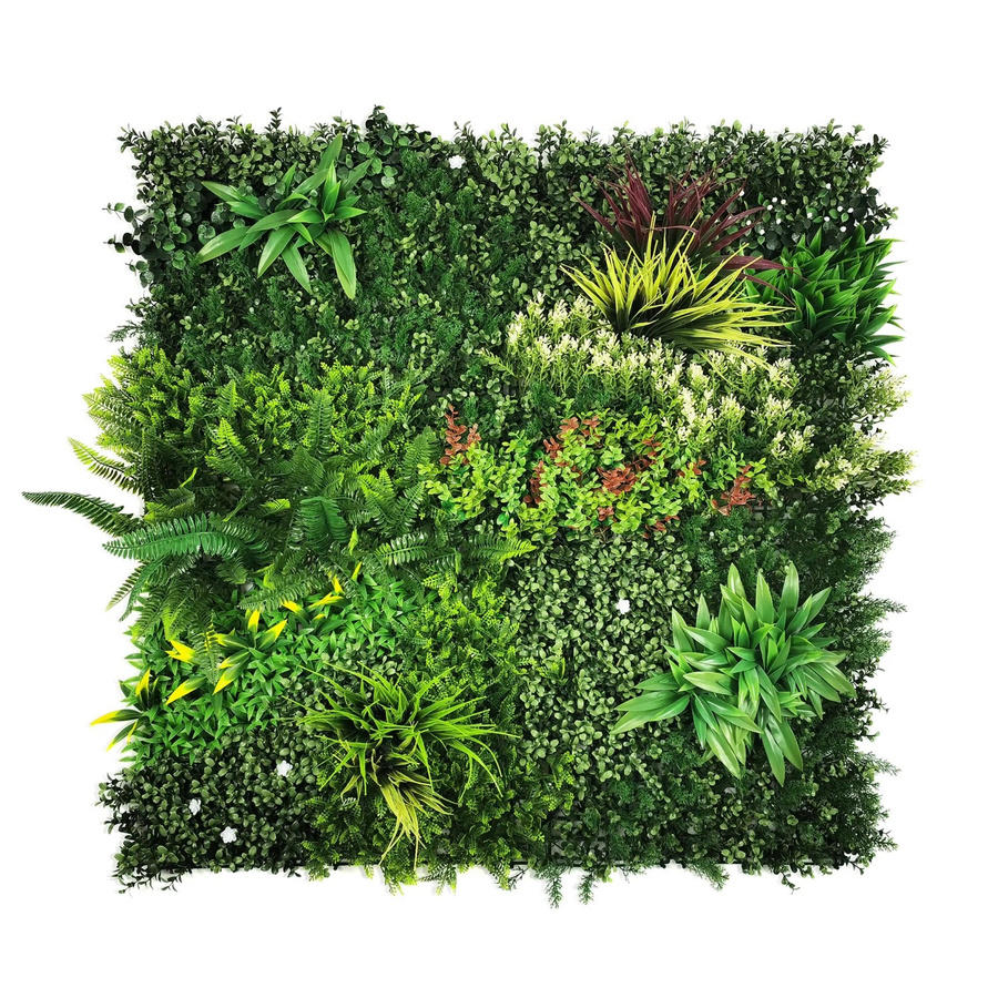 Floordirekt Pflanzenwand Meadow Kunstpflanzen-Panel, Farbe: Grün, B/H: 100 x 100 cm - Bild 2