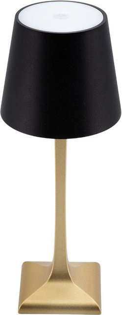Securit Kabellose LED-Tischlampe Rome für Innen und Außen, Akkubetrieb, mehrfarbig, B/T/H: 10 x 10 x 28 cm - Bild 1