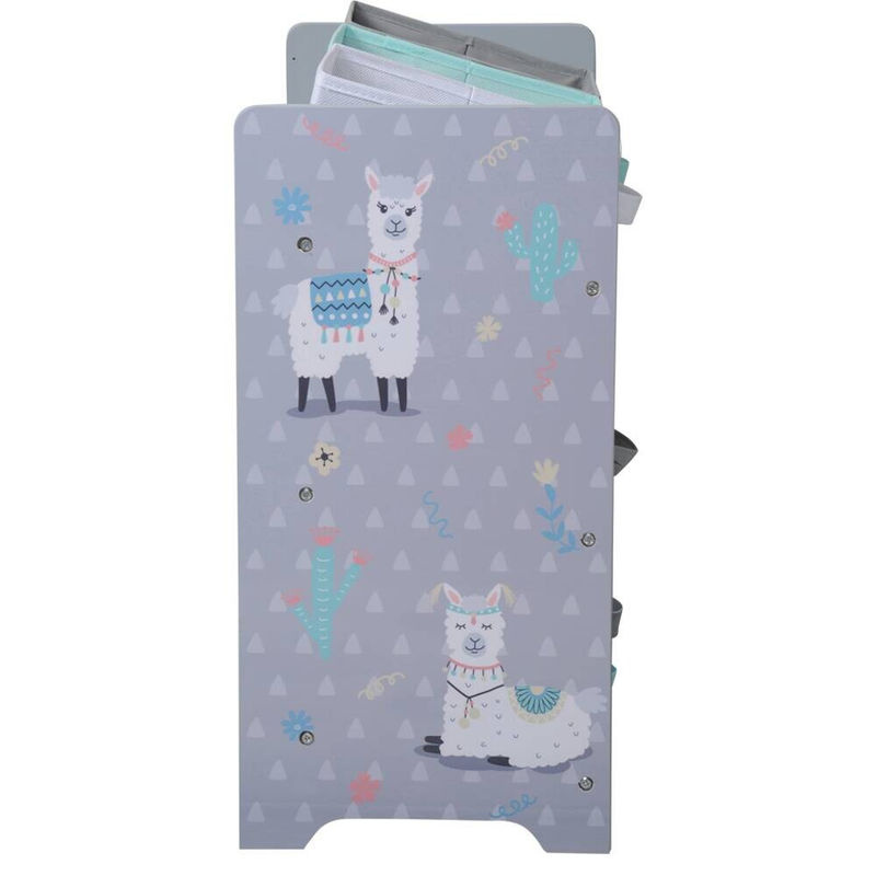 Kesper Aufbewahrungsregal Alpaka aus Kiefernholz in Multicolor für das Kinderzimmer B/H/T: 65 x 60 x 30 cm - Bild 2