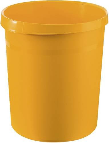 HAN Papierkorb GRIP Gelb aus Kunststoff mit 18 l Volumen, B: 23,7 cm, T: 31,2 cm, H: 35,0 cm - Bild 1