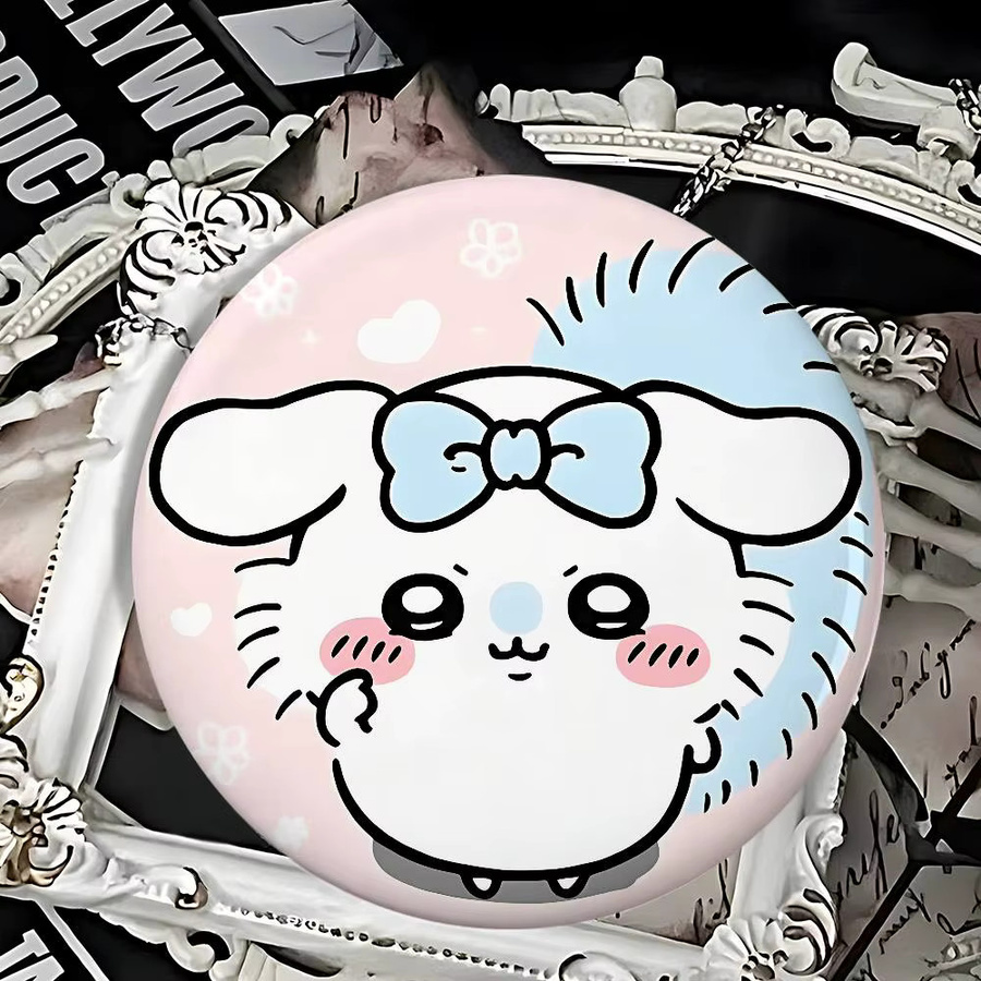 Bilibili Brosche, Runde Lapel Pins, Weißblech, Unisex - Bild 5