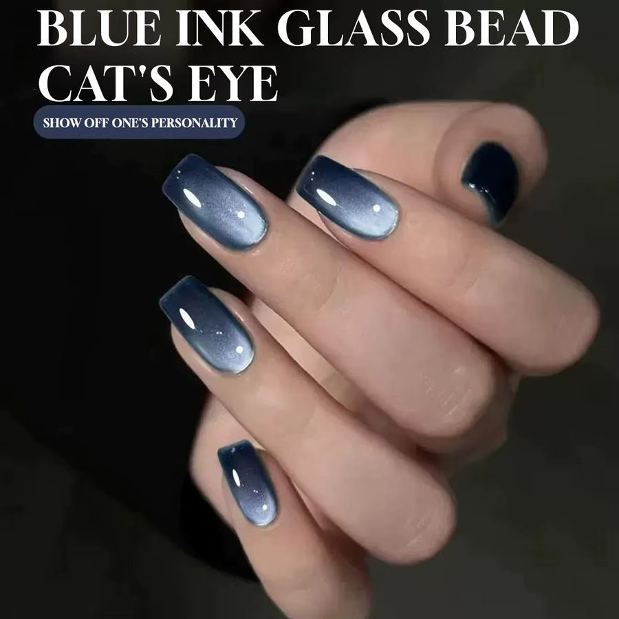 MIANEL Gel-Nagellack Blaue Tinte, 10 ml, Schimmernd - Bild 3