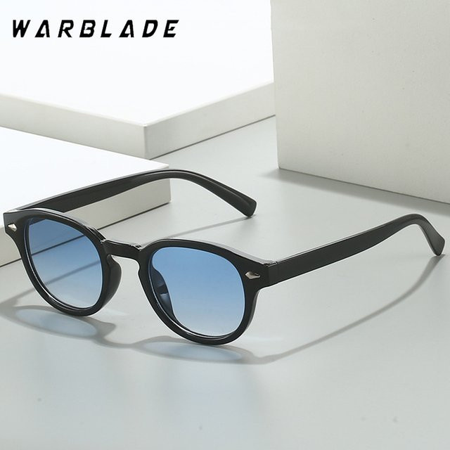 WarBlade Sonnenbrille, rund, Vollrand, Kunststoff, Gelb Blau, Unisex - Bild 1