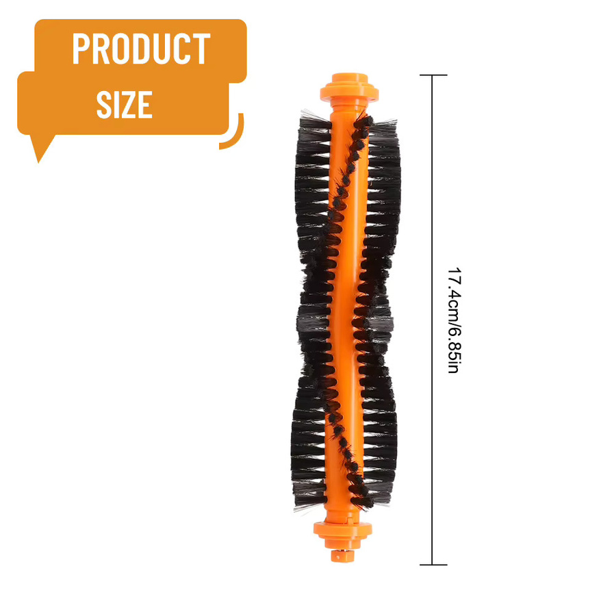 Rollenbürste in Orange für Rowenta Tefal Force Explorer und X-Plorer 20 40 50 Serie sowie ISWEEP X3 Smart Cleaning Staubsauger - Bild 2