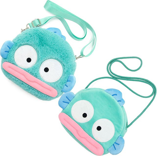 Sanrio Hangyodon Umhängetasche Rucksack, Puppe, Plüsch / Textil - Bild 1