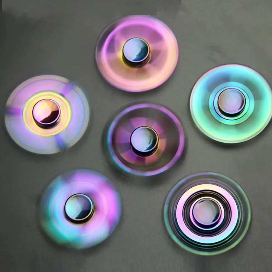 hairun Metall Fidget Spinner, Bunte AntiStress Legierung, Finger Gyro EDC - Bild 2