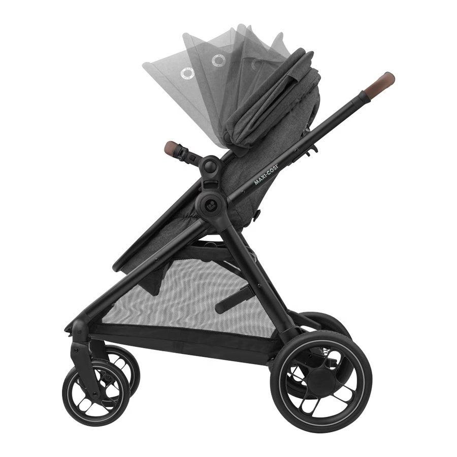Maxi-Cosi Kombikinderwagen Zelia S Trio-Set mit Babyschale CabrioFix in Grau - Bild 2