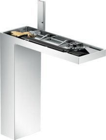 Hansgrohe Axor MyEdition A 230 Waschtisch-Einhebelmischer in Chrom mit Pop-up-Abfluss - Bild 1
