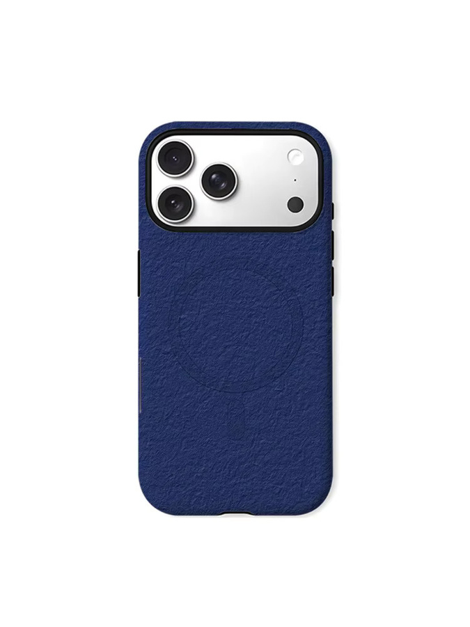 Robuste Marine-Textur Handyhülle von Potdemiel für iPhone 17 16 15 14 13 Pro Max Plus in Blau mit Magnetfunktion - Bild 6