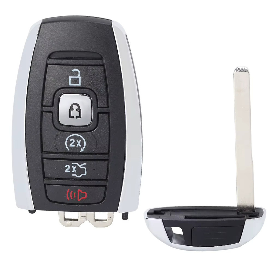 KEYECU Smart Remote Key Shell 5-Tasten für Lincoln Continental MKC MKZ 2017–2022, Schwarz, M3N-A2C94078000 - Bild 4