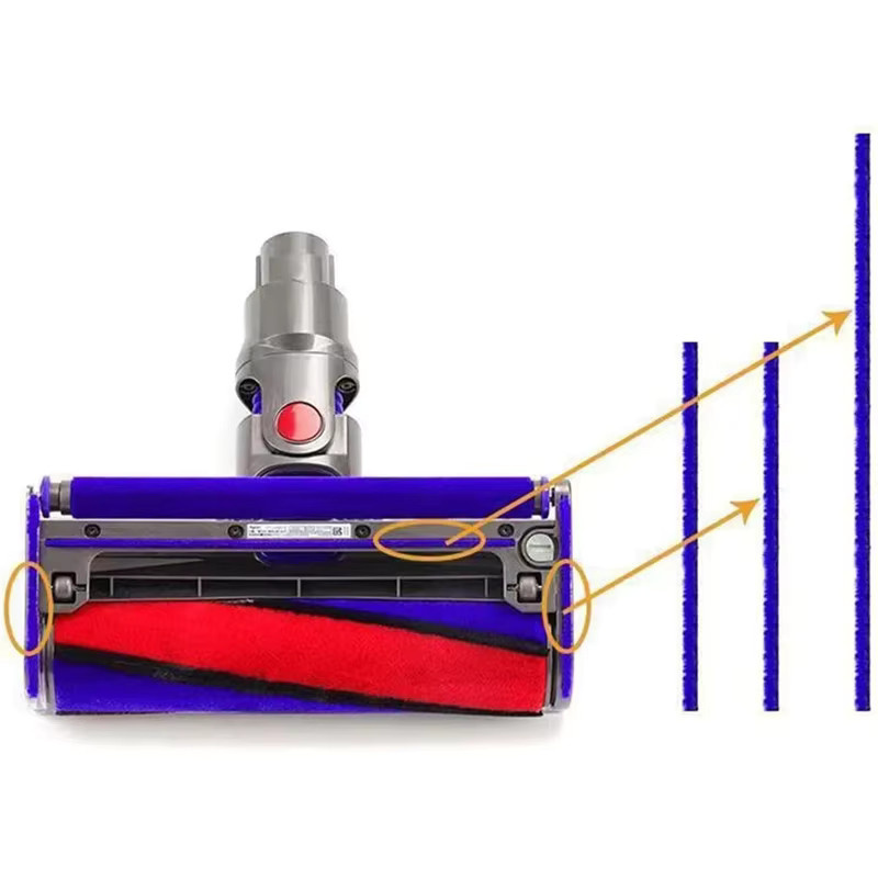 Dyson Soft Roller Ersatzteil Set mit weichen Plüschstreifen für V6 V7 V8 V10 V11 V15 Staubsauger - Bild 5