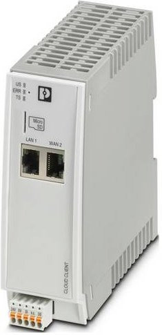 Phoenix Contact CLOUD CLIENT 1101T-TX/TX LAN-Router Ethernet 10/100MBit/s in Grau - Bild 1