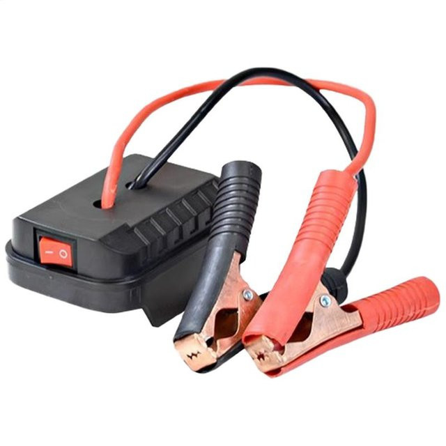 Lithium-Starthilfe Jumper Box mit doppeltem USB-Anschluss und USB-C, Automotive Booster Akku in Schwarz - Bild 1