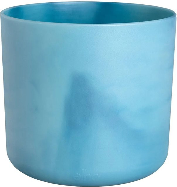Elho Blumentopf Ocean Collection in Atlantikblau mit Marmoreffekt, Durchmesser: 22 cm - Bild 1