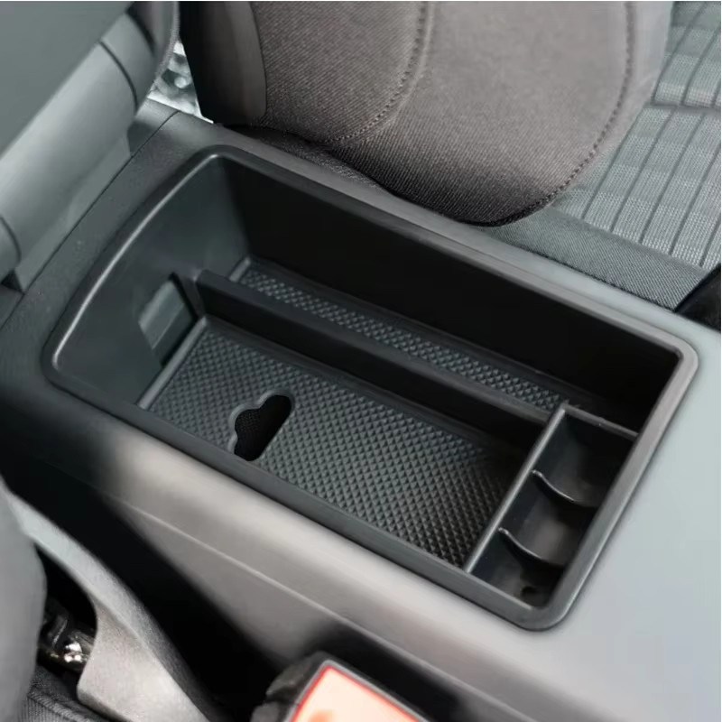 A Little Change Armlehnen-Organizer mit zentralem Aufbewahrungsfach für Audi A3 8V 2013-2019, Schwarz - Bild 3