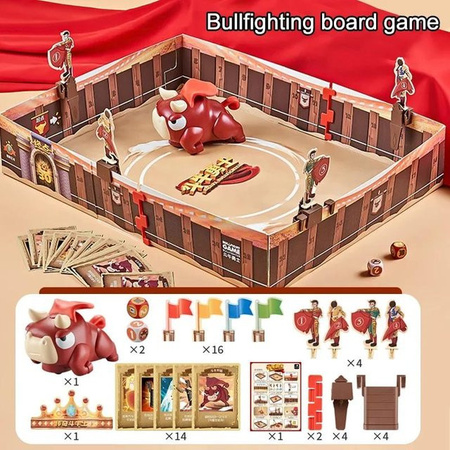 Yiran toy Stierkampf Krieger Brettspiel Kartenspiel ab 14 Jahren