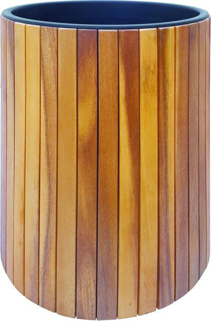 Pflanzkasten Hardin aus geöltem Akazienholz in Braun für den Außenbereich, Breite: 34 cm, Länge: 50 cm - Bild 1