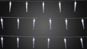 Hellum LED-Eiszapfen-Lichterkette mit 40 Leuchten in Kaltweiß für den Außenbereich - Bild 1