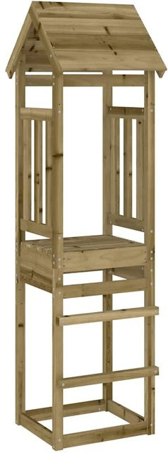 Vidaxl Spielhaus für Kinder aus imprägniertem Kiefernholz, B/T/H: 52,5 x 46,5 x 206,5 cm - Bild 1