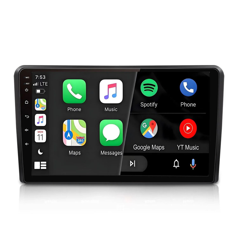 Junsun Autoradio für Audi A3 2 (2003-2013) mit Bluetooth und GPS in Schwarz - Bild 2