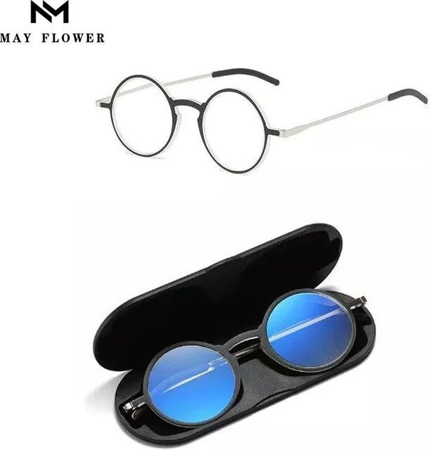 ONEVAN Lesebrille, Rund, Vollrand, Anti-Blue Ray, +2 - Bild 1
