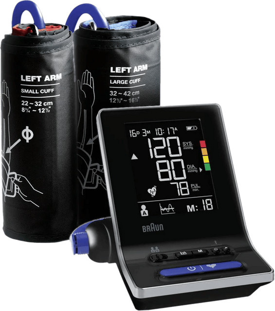 Braun ExactFit 5 Connect BUA6350EU Blutdruckmessgerät in Schwarz - Bild 1