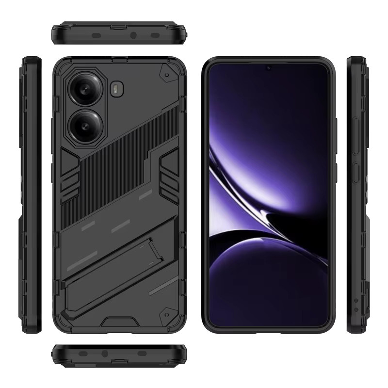 Stoßfeste Schutzhülle für Xiaomi Poco X7 Pro in Blau mit Objektivschutz und Ständerfunktion - Bild 5