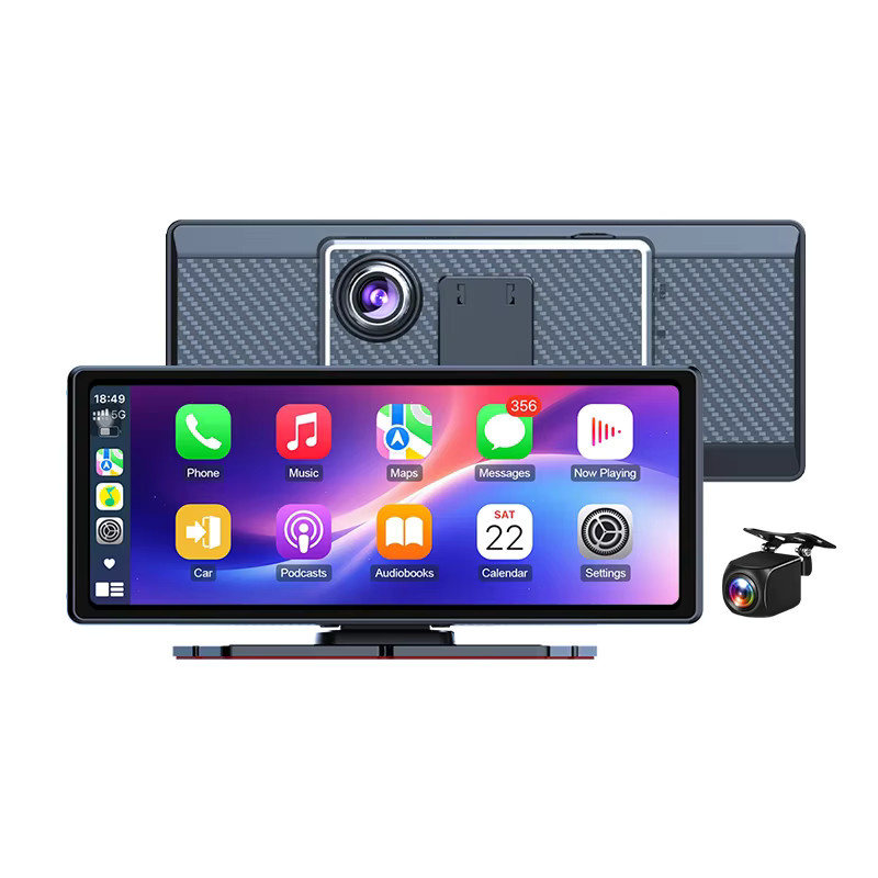 Develuck 8,1 Zoll Wireless Carplay und Android Auto Multimedia Dashboard mit 2,5K Dashcam, GPS Navigation, 5G WIFI und Rückfahrkamera in Schwarz - Bild 7