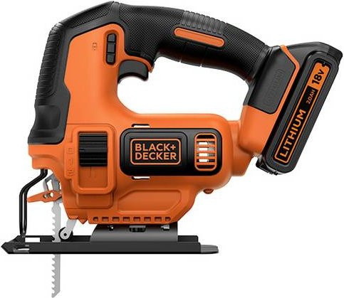 Black+Decker Akku-Stichsäge BDCJS18-QW in Schwarz und Orange inkl. 18V 2.0Ah Akku und Ladegerät - Bild 1