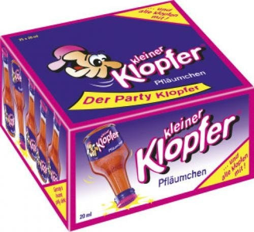Kleiner Klopfer Wodka Pfläumchen, 25 x 0,2 l - Bild 1