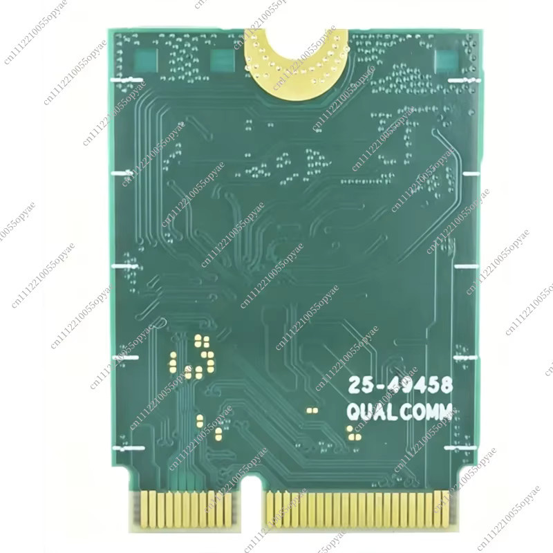 Wifi7 QCNCM865 Wireless-Adapter mit 2,4 Gbit/s Tri-Band Unterstützung für 2,4 GHz, 5 GHz und 6 GHz sowie Bluetooth, M.2 Netzwerkkarte für Windows 11 - Bild 2