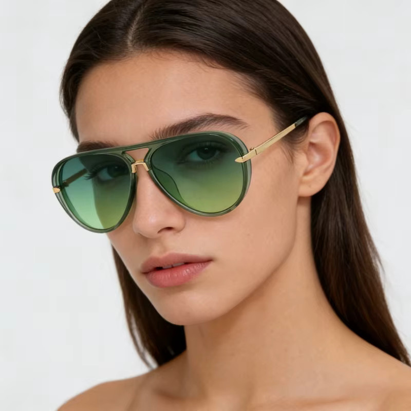 ERIKOLE Sonnenbrille Froschaugen, Vollrand, Aviator - Bild 1
