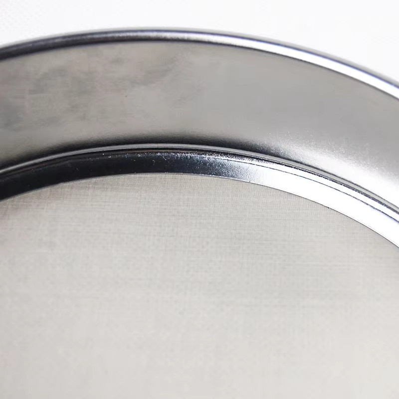 Standard-Labor-Testsieb aus Edelstahl 304 mit verchromtem Rahmen, Durchmesser: 30 cm, Farbe: Silber - Bild 3