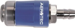 Aerotec EASY SAVE PRO Sicherheitskupplung mit 10 mm Tülle in Blau und Stahl - Bild 1